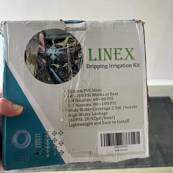 Drip Irrigation Kit System Automatic Watering Equipment Tubing Hose Garden 50ft - Picture 7 of 7